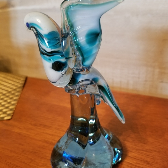 Beautiful Vintage blown glass art bird dove - Picture 6 of 9